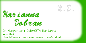 marianna dobran business card